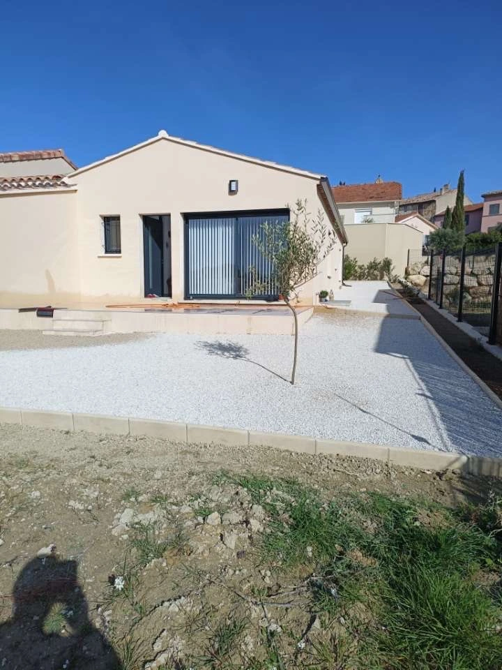 Projet d'aménagement de jardin à Donzère